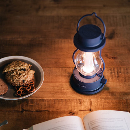 BALMUDA Combo Pack The Lantern Black & Navy | Rechargeable LED Lantern | 3 Light Modes: Candle, Amber, & Warm White | Battery Operated