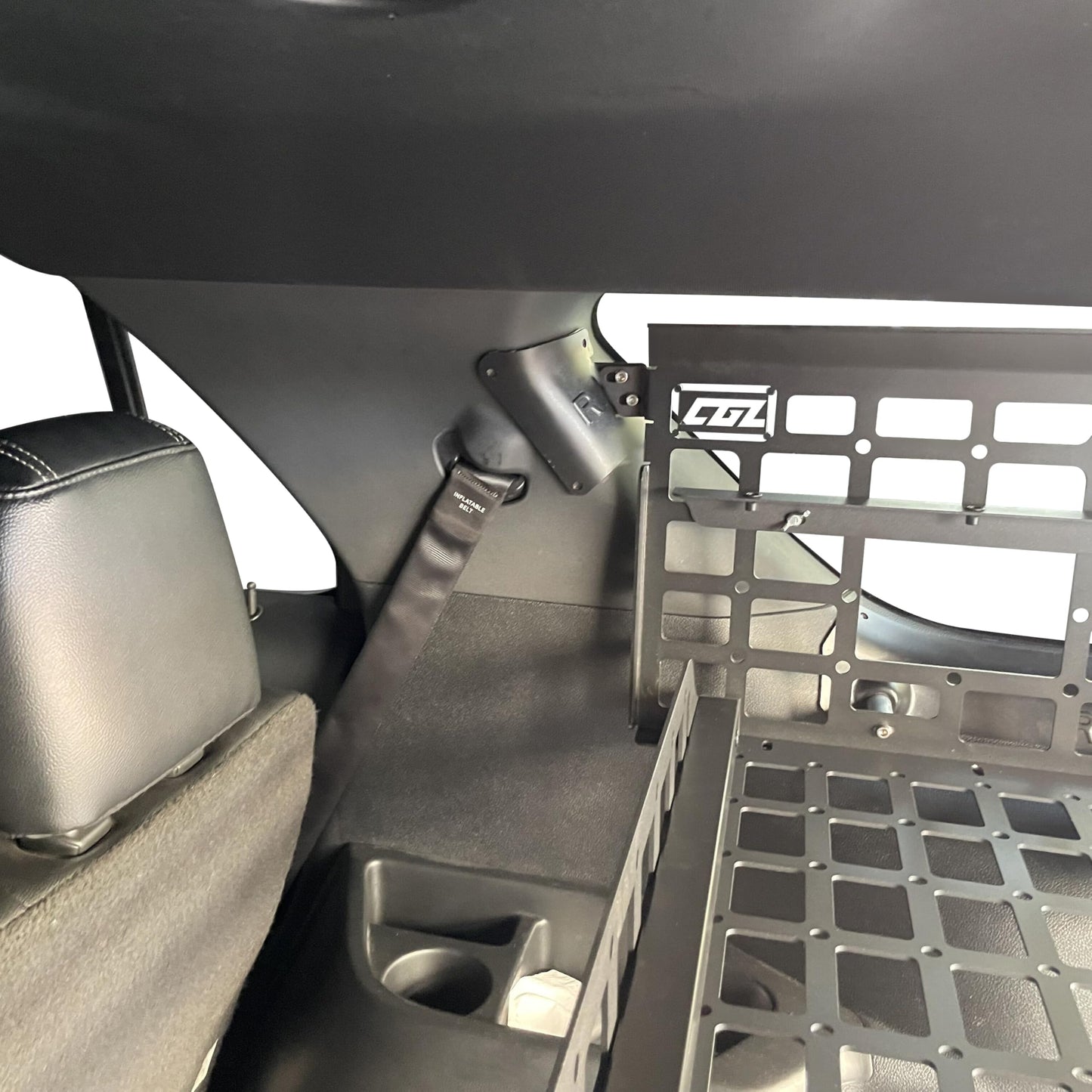 HIGH FLYING 2011-2019 for Ford Explorer Modular Storage Molle Panel System Trunk Shelf Interior Luggage Carrier Rack Trunk Organizer Aluminum (Panels+Shelf)