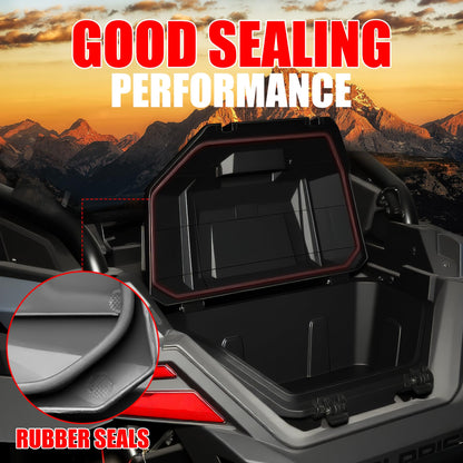 XATVXUTV 36QT UTV Rear Cargo Box for Polaris RZR Pro R, Water Resistant Dust Free Rear Bed Tool Storage Box with 2 Lockable Latches for Polaris RZR Pro R 4 2022-2025 Accessories, Replace OEM #2884236