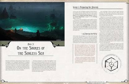 Asmodee Arkham Horror The Roleplaying Game Terra Antarctica Adventure Book Immersive RPG for Kids &amp Adults Ages 14+ 2-6 Players 1+ Hour Playtime