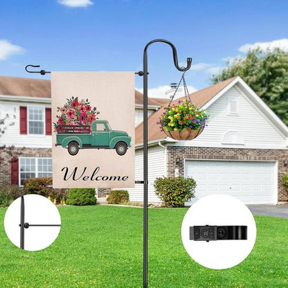Heavy Duty Garden Flag Stand by [Brand Name] - 46-Inch Holder for 12x18 Flags | Perfect for Patio & Yard Decor