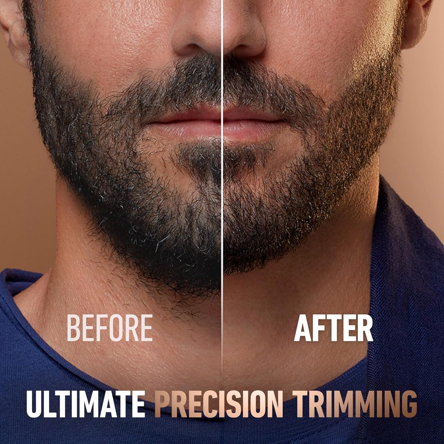 King C. Gillette Beard Trimmer PRO with 40 beard length settings in precise 0.5mm steps, cordless design & 1 trimmer, 1 brush, 2 combs, 1 charger and 1 T-blade