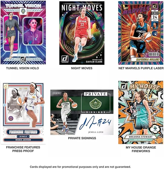 2024–25 Panini Donruss WNBA Basketball Blaster Box – Official Trading Cards – Includes Rookie Cards Inserts &amp Parallels – Sealed Retail Box
