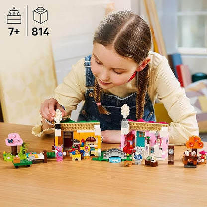 LEGO Animal Crossing Creative Houses: Seasons of Fun Building Toy - Pretend Play Set for Girls &amp Boys Ages 7+ - Create 2 Houses W/1 Set of Building Blocks for Kids - Gift Idea for Birthdays -7705