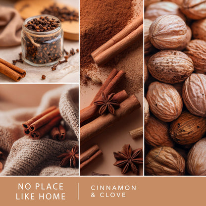 Scentsationals No Place Like Home Scented Wax Melts - Cinnamon & Clove, 10oz (24 Cubes)