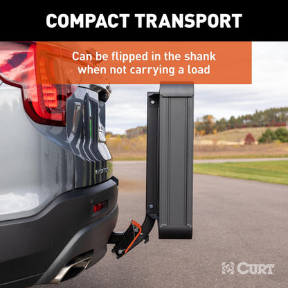 CURT 18415 ActiveLink 49" x 22" Aluminum Cargo Carrier, Fits 2" Receiver