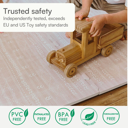 Lillefolk Baby Play Mat for Floor – 6x8ft Dusk | Soft Non Toxic Premium EVA Foam Tiles for Tummy Time, Crawling & Playroom – Waterproof Interlocking Floor Mat for Babies & Toddlers (12 Tiles)