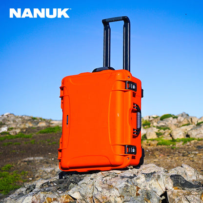 NANUK 950 Hard Case with Padded Divider – Waterproof Travel Camera Hard Case with Wheels, 22.8” x 18.3” x 11.7”, Dustproof and Impact-Resistant, Ideal for Heavy Loads – Black