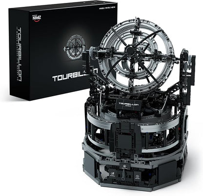 Nifeliz Tourbillon Building Set Advanced Collector's Engine Series Model Physical Science Display for Adults Home or Office Décor Gift NF10355