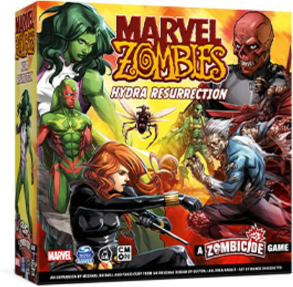 Marvel Zombies: A Zombicide Game - Hydra Resurrection - Battle Red Skull's Zombie Hydra Soldiers! Cooperative Strategy Game Ages 14+ 1-6 Players 90 Minute Playtime Made by CMON