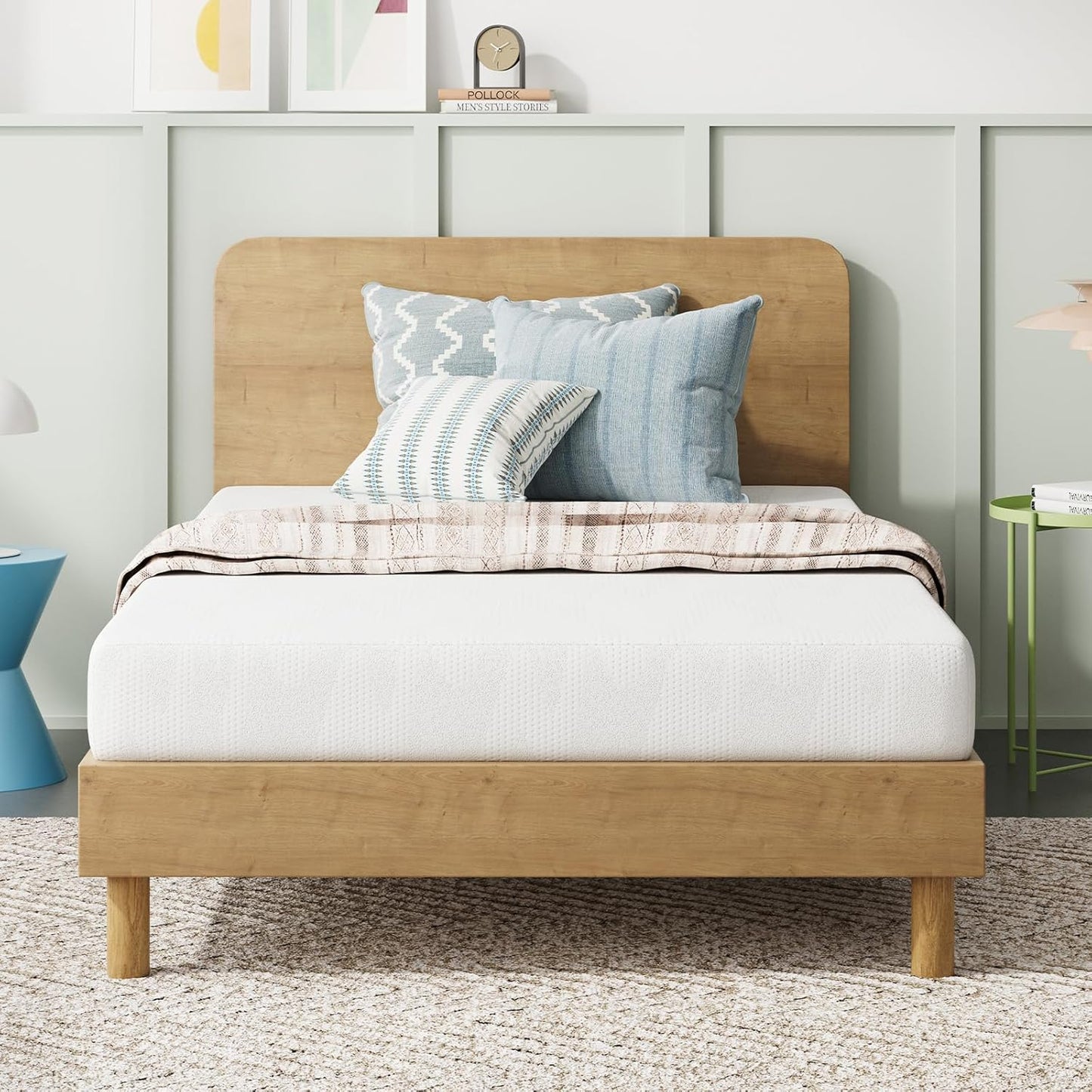 Novilla Twin Mattress - 6 Inch Gel Memory Foam Mattress for Kids | Cooling Sleep & Pressure Relief, CertiPUR-US Certified