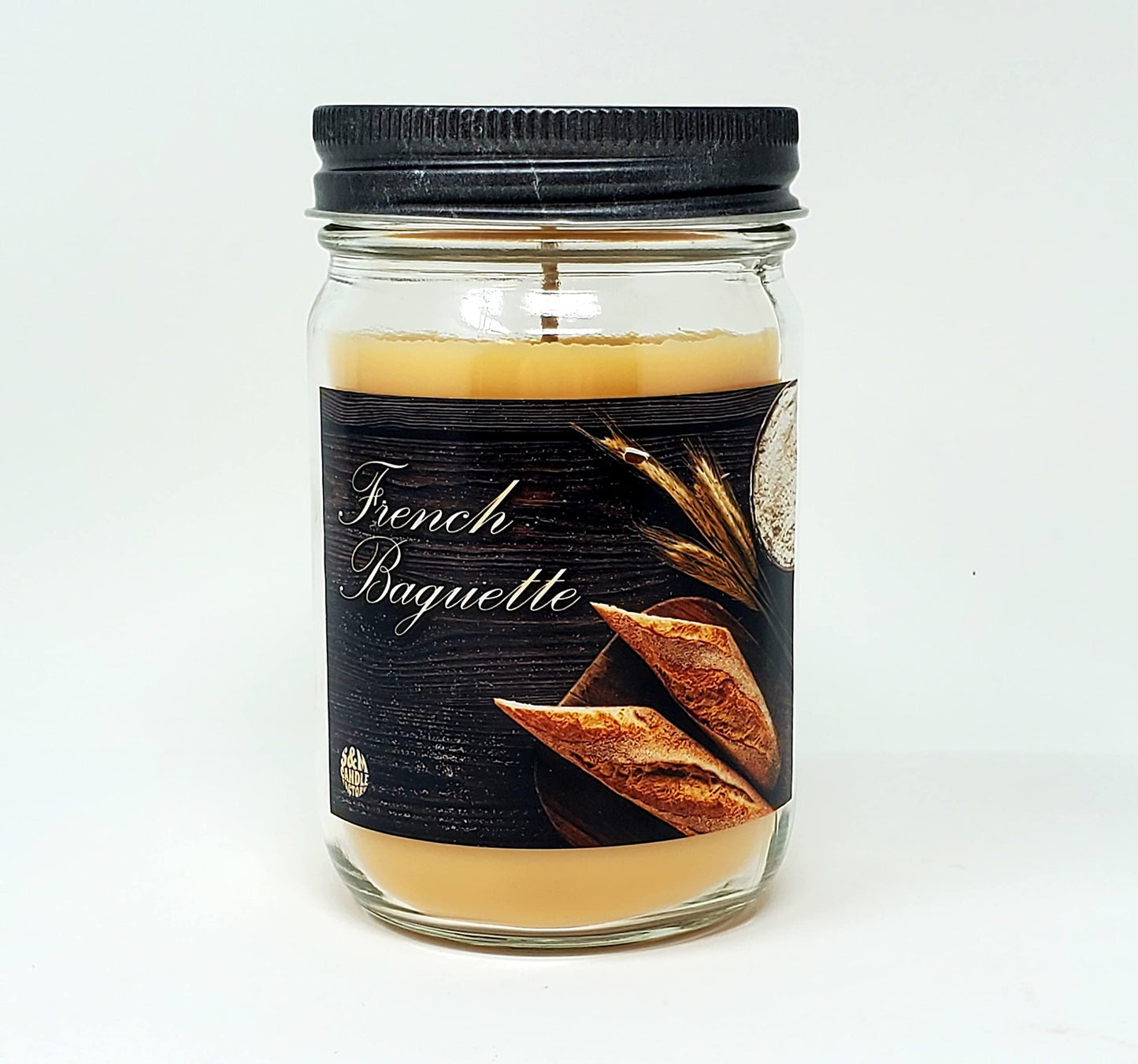 French Baguette Candle ~ All Natural Premium Soy Candles ~ 12oz Jars (French Baguette)