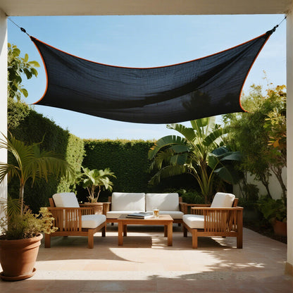winemana Black Shade Cloth 40%, 30x50 FT Mesh Tarp - Garden Shade for Greenhouse, Patio, Vegetables, Plants Cover and Chicken Coops, Sun Shade Net for Outdoor Protection with Reinforced Grommets