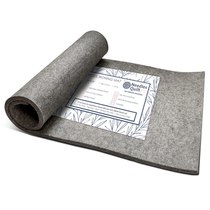 36" x 18" Wool Pressing Mat for Quilting | 100% Natural New Zealand Wool Ironing Mat for Quilters | Quilting Ironing Pad & Wool Pressing Pad for Sewing, Quilters & Craft Projects