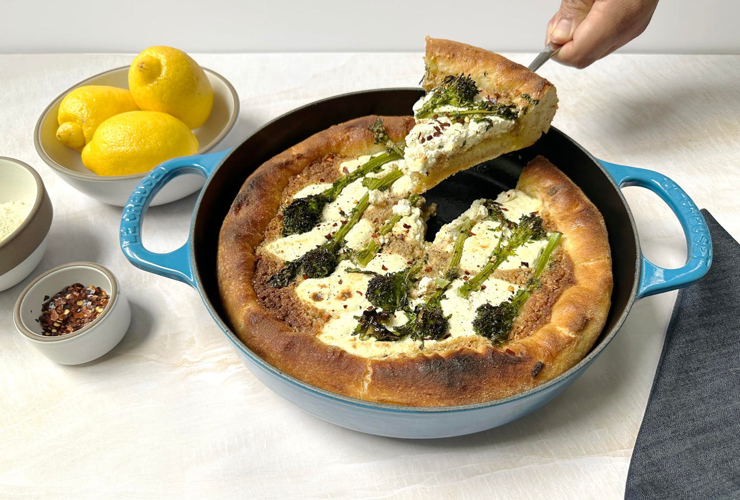 Le Creuset Enameled Cast Iron Signature Everyday Pan, 11", Sea Salt