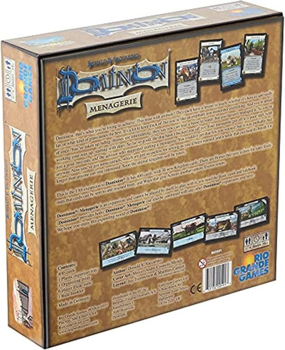 Rio Grande Games Dominion Menagerie Expansion Pack: 30 New Kingdom Cards &amp Animal Themed Deck-Building