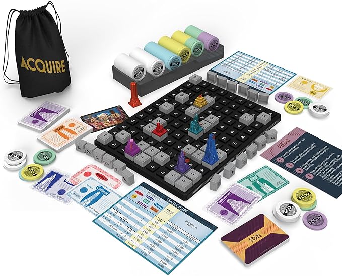 Renegade Game Studios Acquire 60th Anniversary Board Game - Strategy for Ages 12+ 2-6 Players 90 Min