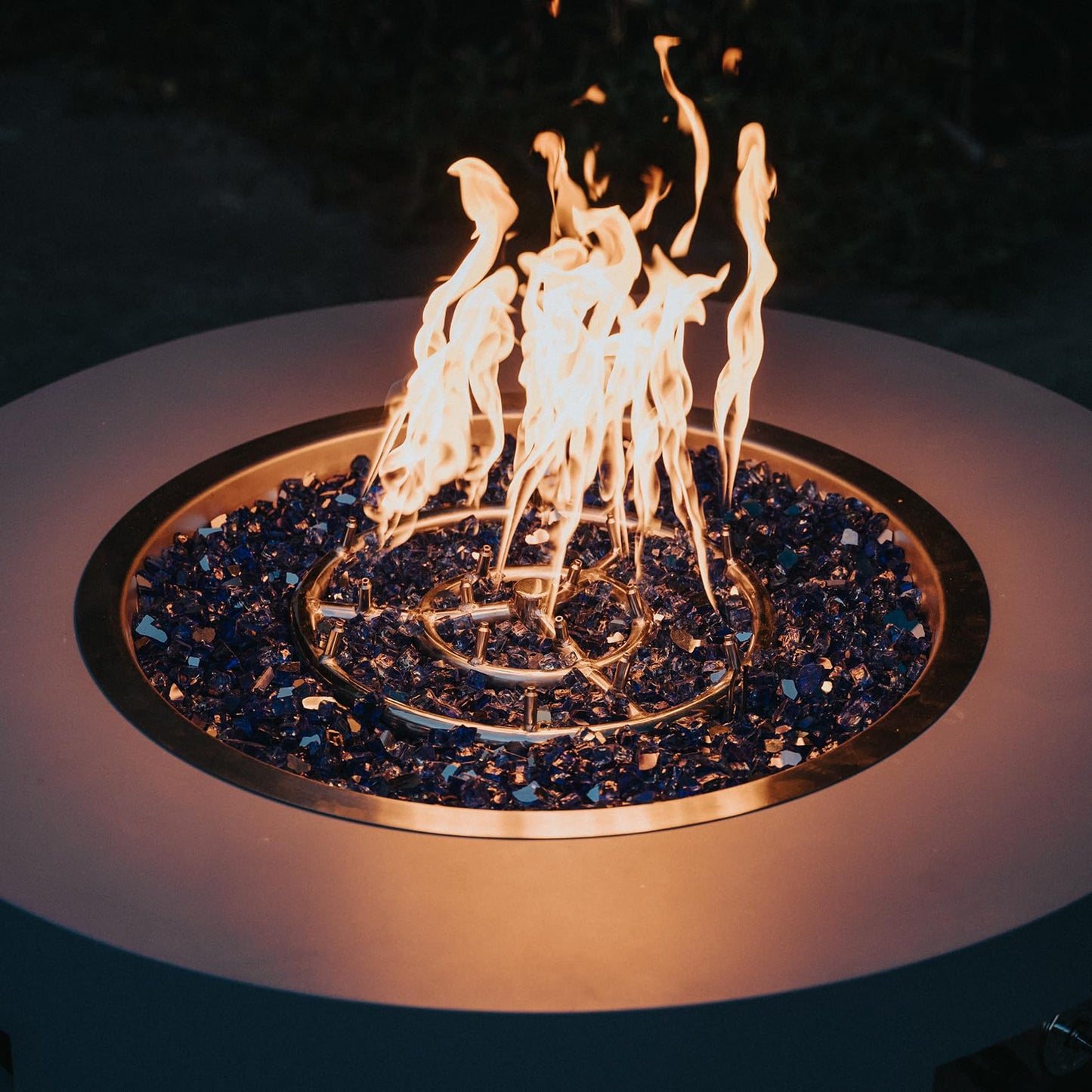 Skyflame Jet Burner Ring Kit, 12" Round Fire Pit Burner with Propane Connection Hose and Ignition Kit for Indoor/Outdoor Fire Pit Fireplace DIY Accessories
