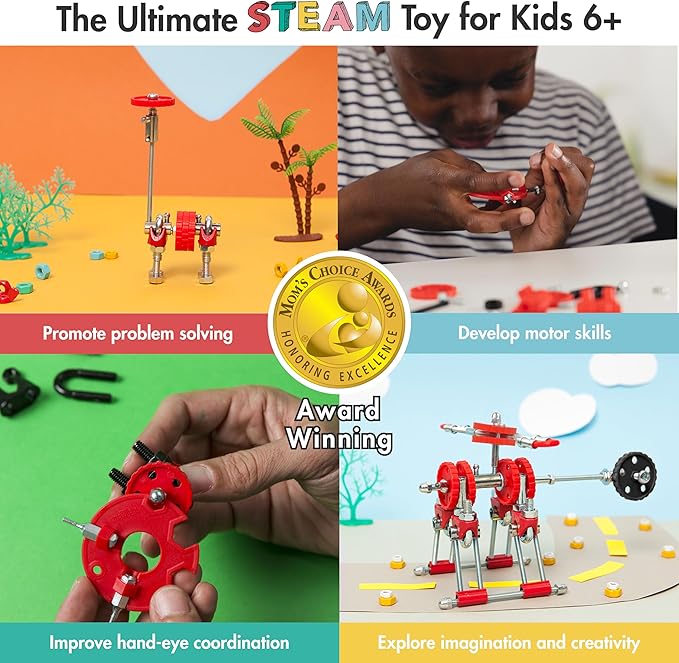 The Off Bits Build Your Own Helicopter Toy SkyBit Transport Educational Stem Building Toys for Boys and Girls 8–12 Stem Toys Engineering Kit Construction Toys Steam Easter Gift for Kids and Adults