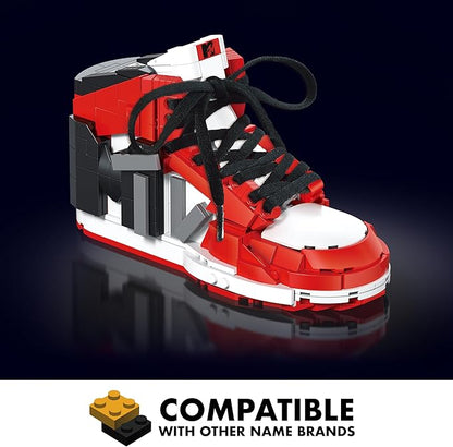 Brickcraft Officially Licensed MTV Icon Sneaker with Shoe Laces in Shoe Box Packaging 561 Pieces Multicolored Brick Building Set