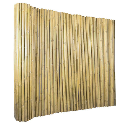 Jollybower 3Ft High x 8Ft Long x 0.7In D Bamboo Screen, Natural Bamboo Fence Rolls, Eco-Friendly Fencing for Outdoor Balcony Patio Garden Border Pool