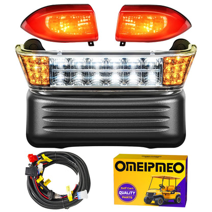 Club Car Precedent Golf Cart Headlight Tail Light Kit, Golf Cart LED Light Kit for Club Car Precedent 2004-UP Electric Model, 12V Street Legal Headlight Taillights with Wiring Harness, High-Brightness