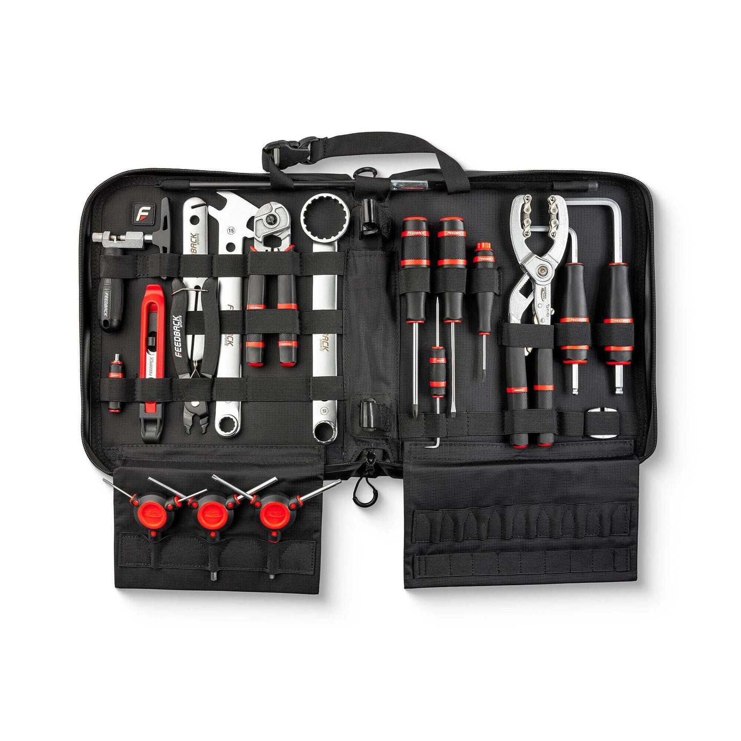 FEEDBACK SPORTS | Team Edition Bike Tool Kit | 19 Piece/25 Function Bicycle Repair Set | Professional Grade | Protective Portable and Compact Carry Case