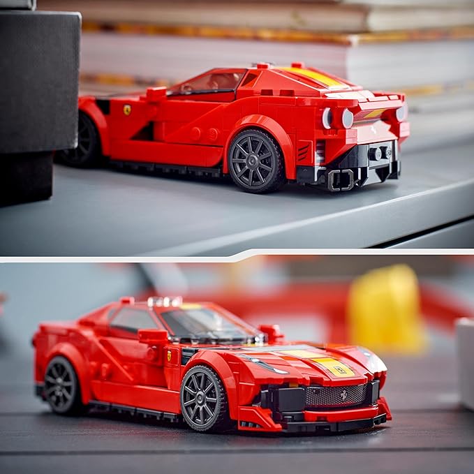 Speed Champion Ferrari 812 Competizione 76914 Toy Blocks Present Racing Car Vehicle Glue Boys Ages 9 and Up