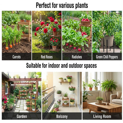 3PCS Raised Garden Beds Outdoor with Legs Planter Box, 47x16x21in Reinforced Support Rods, Drainage Grid, Multi-Combination Options for Vegetables, Flowers, Herbs, Ideal for Balcony, Patio Gardening