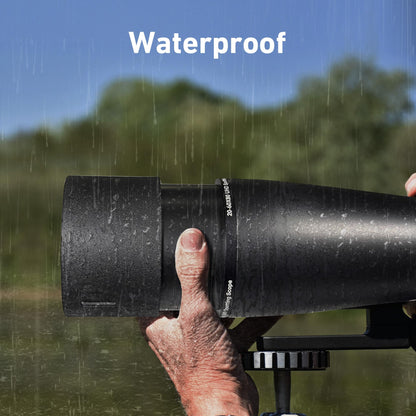 Spotting Scope 20-60x80, Dual Focusing ED Spotting Scopes, FMC Lens, BAK4 Ultra High Definition Spotter Scope with Tripod, Phone Holder, Carrying Bag