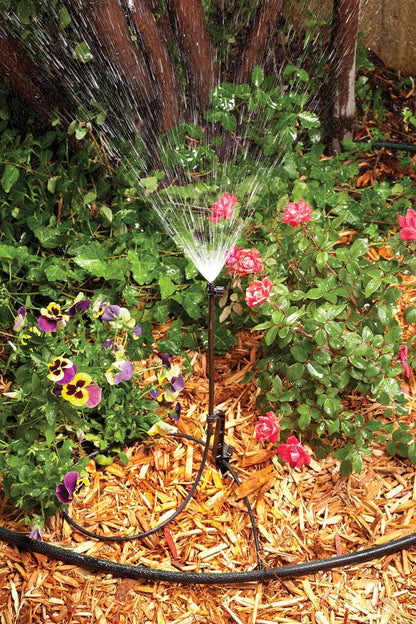 Rain Bird LNDDRIPKIT Drip Irrigation Kit - Efficient Landscape & Garden Watering System with Drippers & Micro-Bubblers