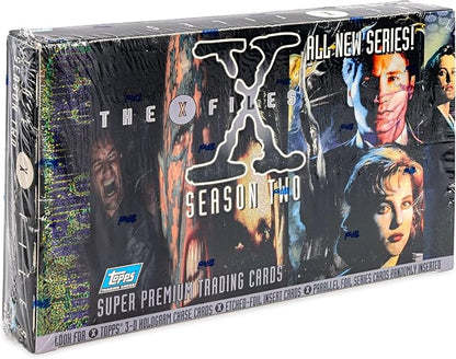 Topps X-Files Season Two Super Premium Trading Cards Sealed Box of 36 Packs