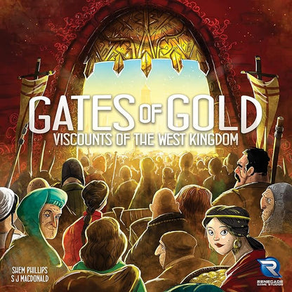 Renegade Game Studios Viscounts of the West Kingdom Gates of Gold Expansion Strategy Board Game