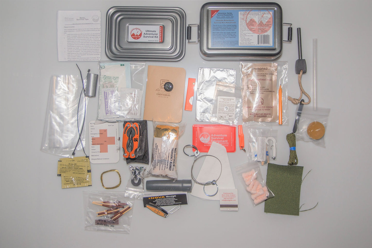 Best Glide ASE Ultimate Adventurer Survival Kit Advanced Version