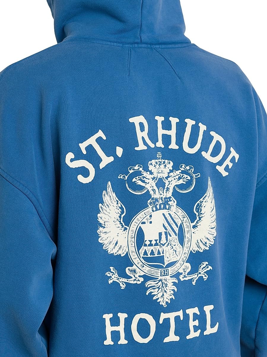 Rhude, St. Rhude Seal Hoodie, X-Small, Royal Blue