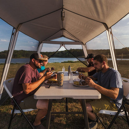 Bushnell Screenhouse with Instant Setup Technology | 14' x 10' Large Size with Extended Eaves Poles to Maximize Space For Camping & Hiking, For 8 Person