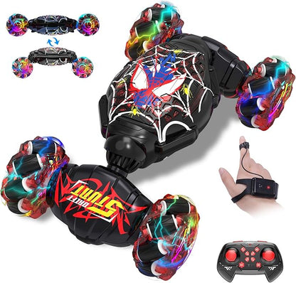 Nikuku Gesture Sensing RC Stunt Car - 4WD Hand Controlled Remote Control Car with 360° Rotation 2.4GHz Drift Toy for Kids Ages 6 7 8-12 13 Year Olds - Best Birthday Gifts for Boys Girls