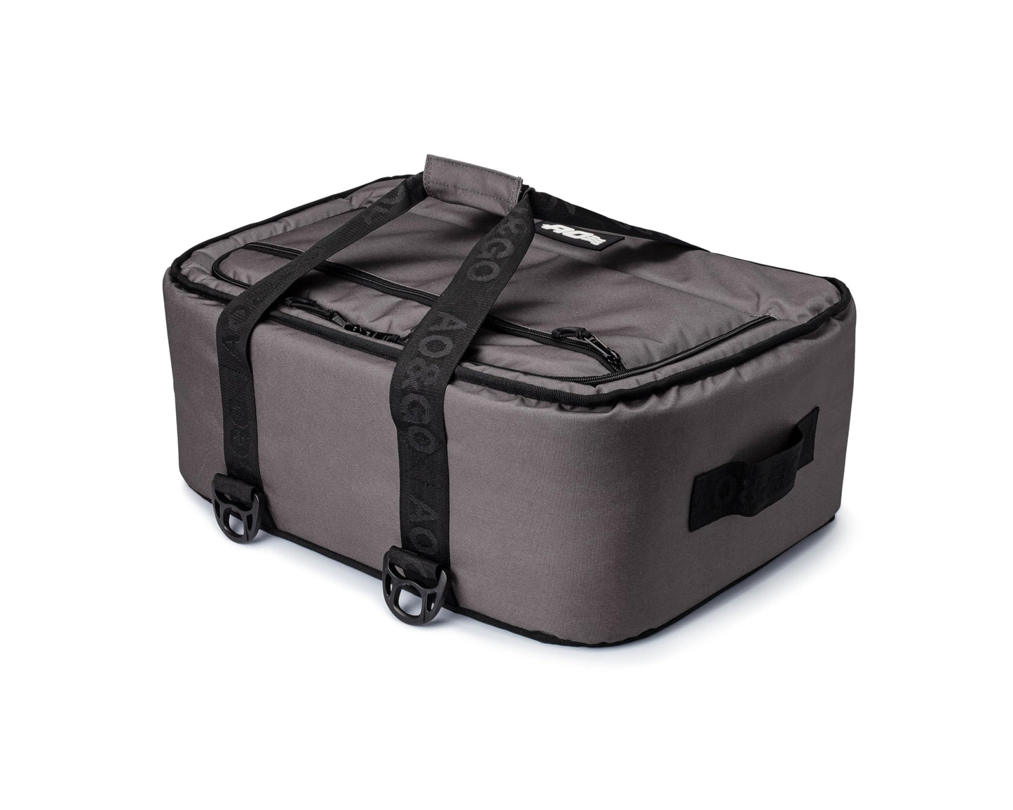 AO Coolers Stow-N-Go Canvas Soft-Sided Cooler, Low Profile and Leak Proof, Insulated for 24-Hour Cold, Smoke, 38-Can