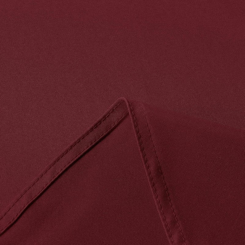 sancua Rectangle Tablecloth - 90 x 132 Inch - Stain and Wrinkle Resistant Washable Polyester Table Cloth, Decorative Fabric Table Cover for Dining Tables, Buffet Parties and Camping, Burgundy