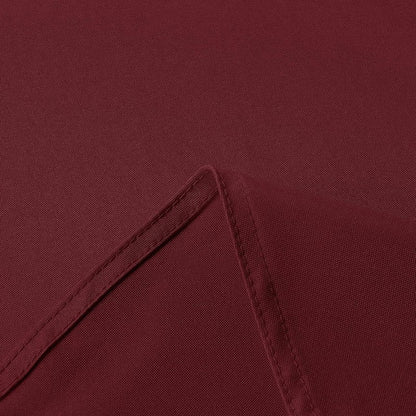 sancua Rectangle Tablecloth - 90 x 132 Inch - Stain and Wrinkle Resistant Washable Polyester Table Cloth, Decorative Fabric Table Cover for Dining Tables, Buffet Parties and Camping, Burgundy