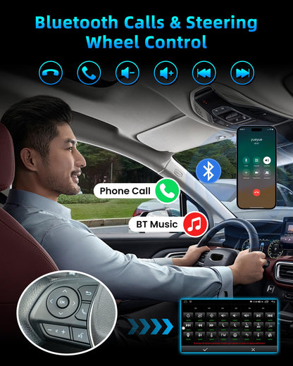 [4Core+64GB] Car Radio for Jeep Compass Patriot 2010-2016: 10'' 1280x800 IPS HD Touchscreen Head Unit Stereo with Wireless Carplay Android Auto 5GWiFi Bluetooth5.0 GPS FM SWC 1080 Backup Camera