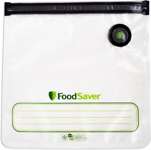 FoodSaver® Reusable Gallon Vacuum Zipper Bags - Keep Food Fresh Longer | BPA-Free, Durable Design