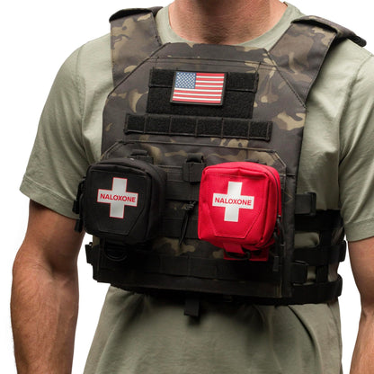 10 Pack Naloxone Belt Pouch for Opioid Overdose Kits | Professional Belt Attachment Design to Hold Naloxone | Custom Designed to Hold Two Naloxone Nasal Sprays & Accessories | Naloxone Not Included