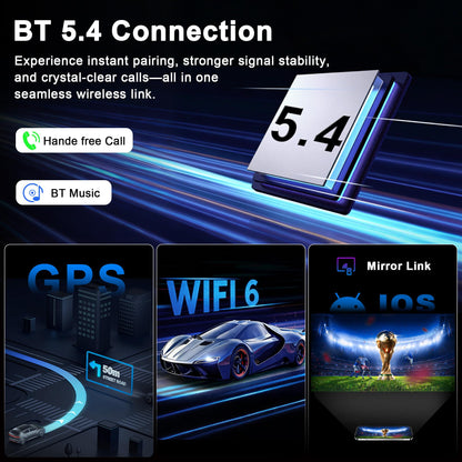 4G+64G Car Radio Stereo for Ford F150 2004-2008: Upgrade Android 15 7" Touchscreen Head Unit Replacement Wireless CarPlay Android Auto, BT 5.4, WiFi 6, GPS, FM, RDS, EQ, SWC, 1080P Backup Camera