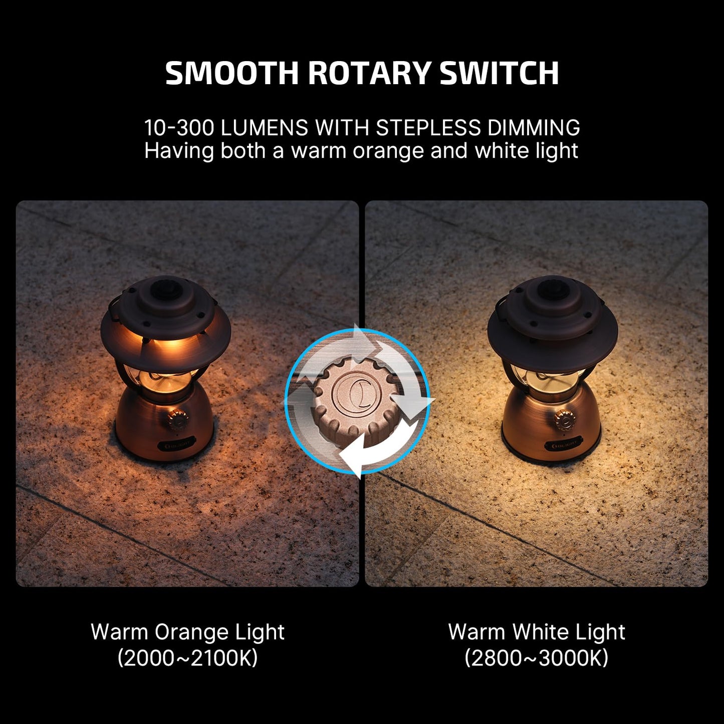 OLIGHT Olantern Classic 2 Pro APP Control Camping Lantern Bundle with Sphere C Smart Night Light