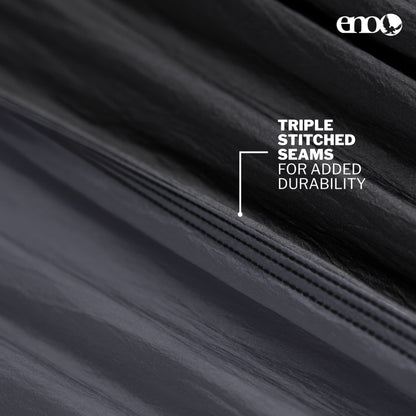 ENO Bundle, Includes The SingleNest Hammock & Atlas Suspension System, Lightweight, Durable Hammock with Straps for Camping, Hiking & Travel, Black/Charcoal