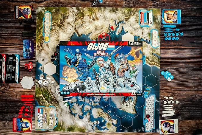 Renegade Game Studios G.I. Joe Board Game: Battle for the Arctic Circle Axis &amp Allies Strategy