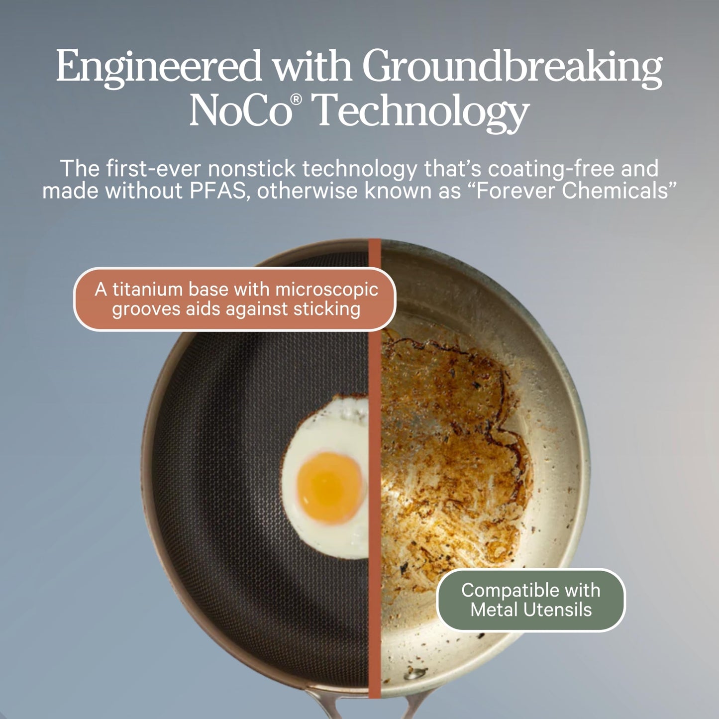 Our Place Mini Titanium Always Pan Pro | 8.5" PFAS-Free Nonstick Frying Pan with Spatula | Chef-Grade Tri-Ply Stainless Steel & Aluminum Build | Induction & Oven-Safe up to 1000°F | Chrome