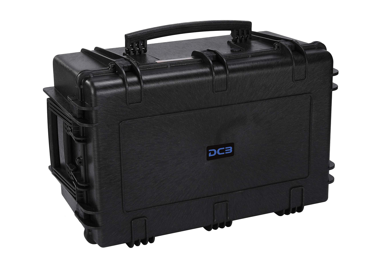 DCB Cases - Element 8505F | 34 x 22 x 17 Ext Dim | Waterproof | Pluck Foam Insert | Telescoping Handle | Rubberized Grips | Resin-Reinforced Injection Molded Plastic | 7 Latch Lid Close | Wheels