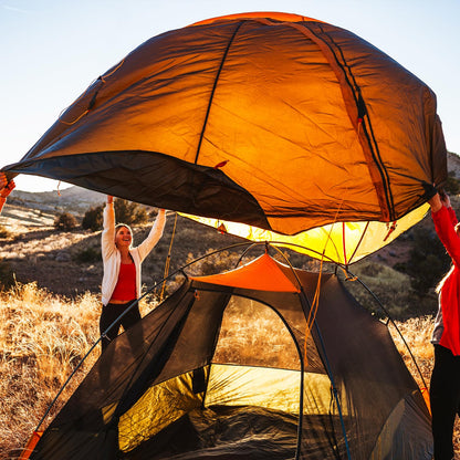 Kelty Grand Mesa 4P Backpacking Tent – 3 Season 2 Man Camping Thru Hiking Shelter, Aluminum Poles, Single Door + Vestibule (4P)